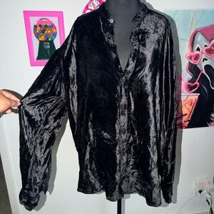 Vintage Ghost Man black viscose shirt 🖤